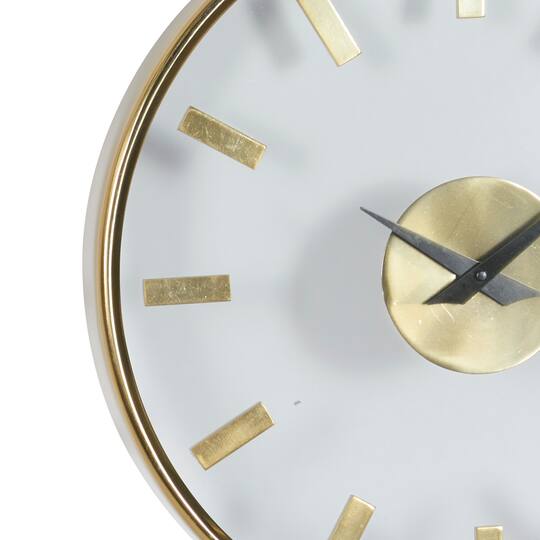 Gold Modern Aluminum Wall Clock